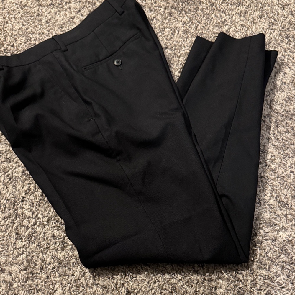 JF J.Ferrar Classic Black Dress Pants